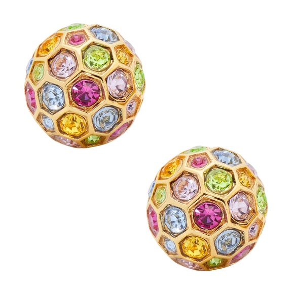 kate spade Jewelry - KATE SPADE • Multicolor On The Ball Soccer Stud Earrings
